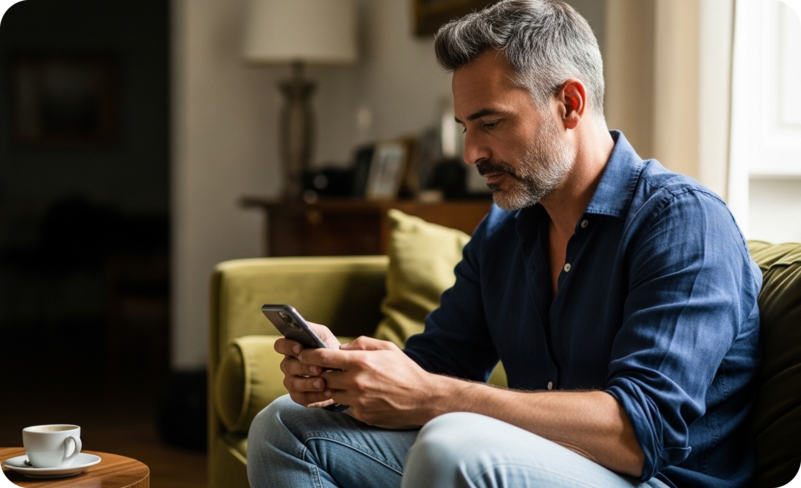 Investor using KundaBox on phone